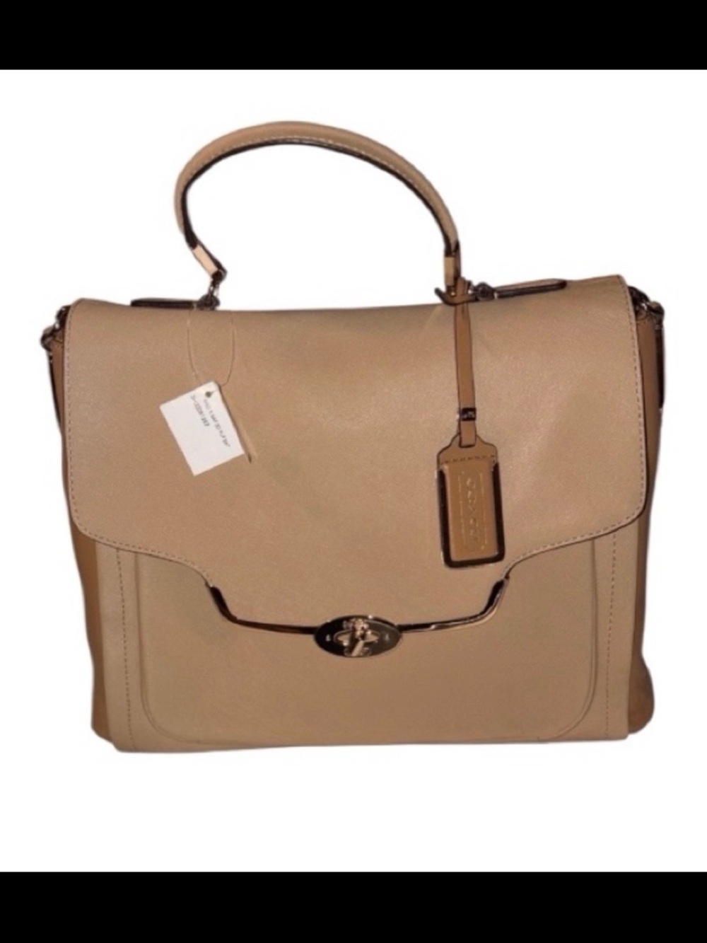 Coach Madison Sadie Flap
Satchel. Crafted Italian Saffiano
Leather NWT $495.00